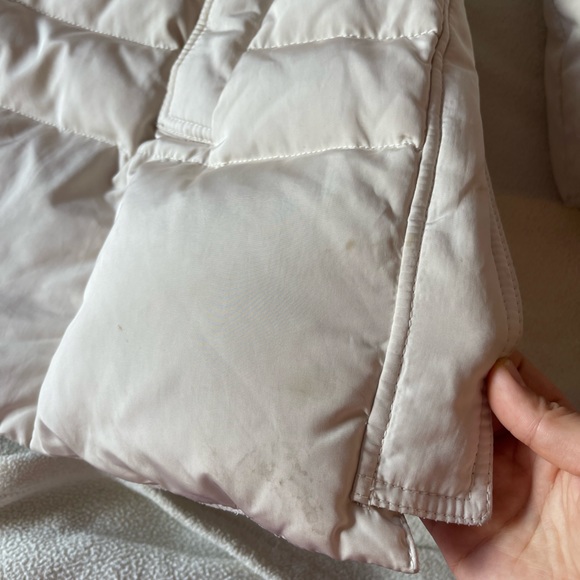 Zara Cream Puffer Jacket with Detachable Hood - Picture 8 of 10